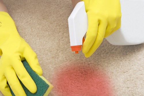 Putney Carpet Cleaners team working with eco-friendly cleaning equipment