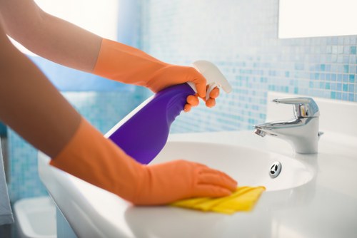 Deep mattress cleaning process removing dust and allergens