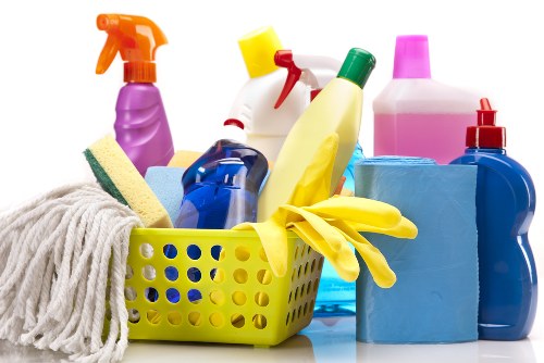 Low-moisture carpet cleaning in a Putney workplace