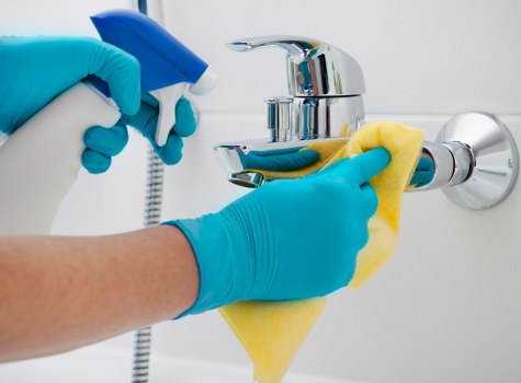 Customer completing a Putney Carpet Cleaners payment on a protected form